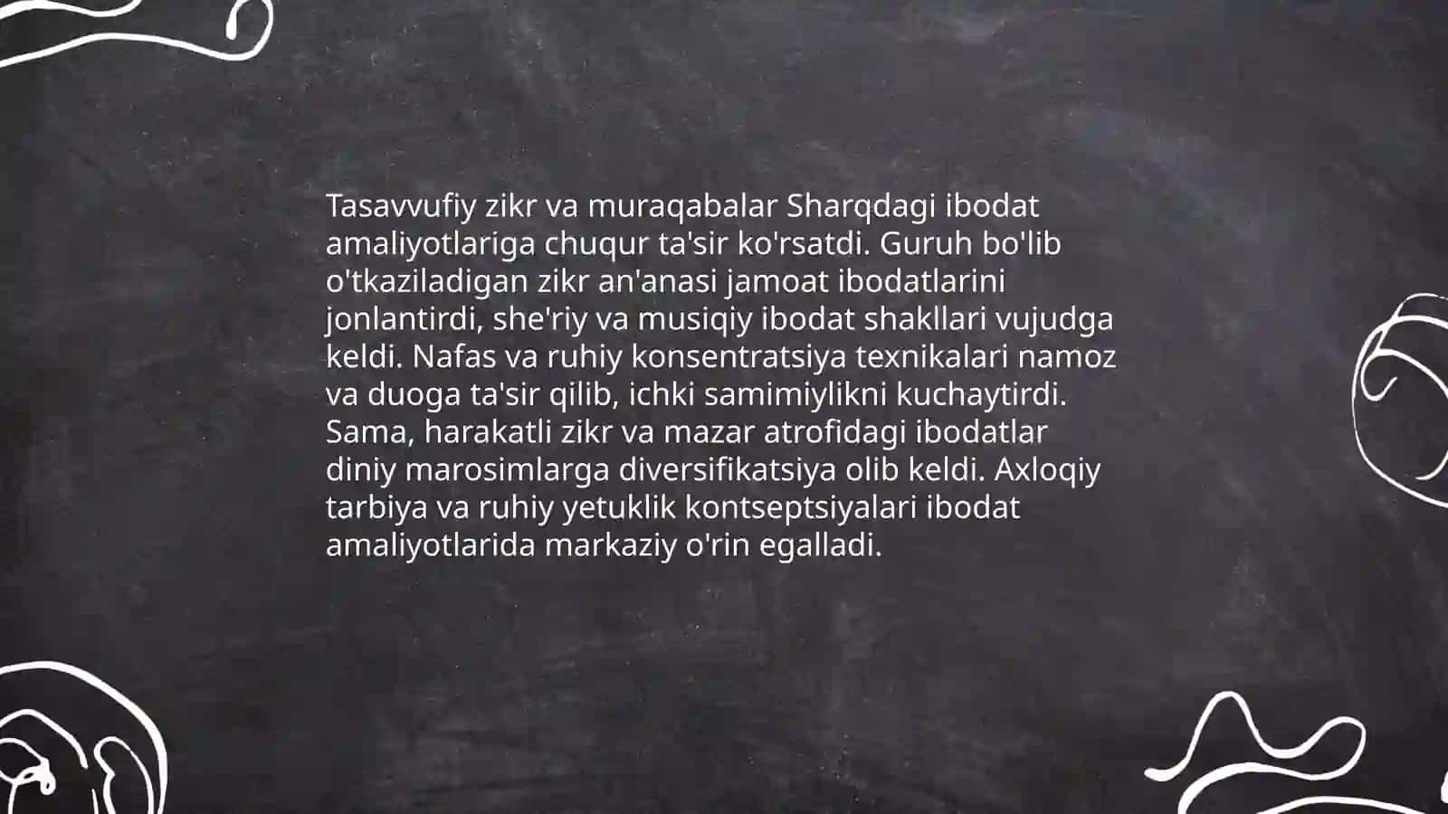 Tasavvuf talimotining sharq madaniyatiga tasiri 4