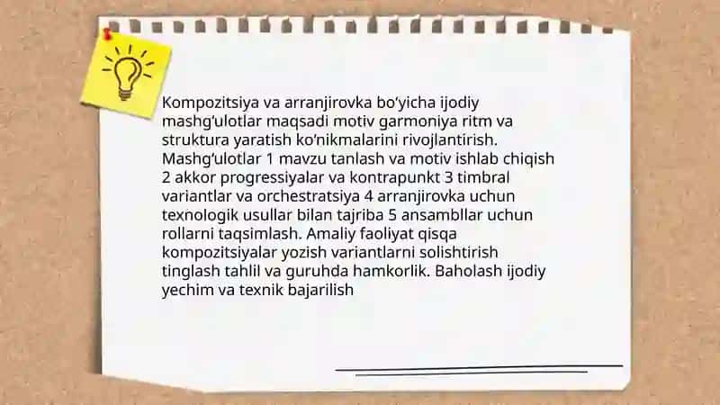 Musiqa faoliyatlarini olib borishda kreativ yondashuv 4