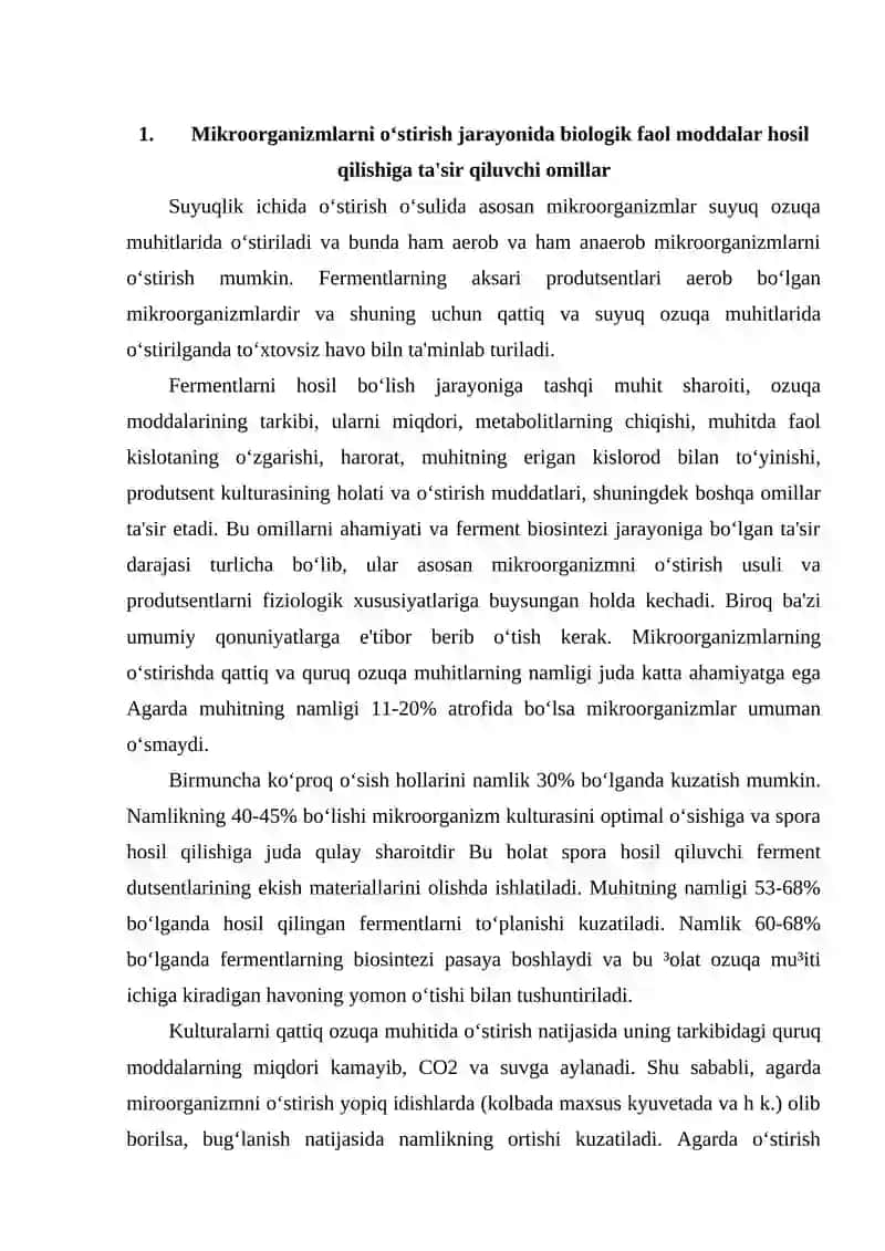 Mikroorganizmlarni suyuq ozuqa muhitida o’stirish jihozlari 4