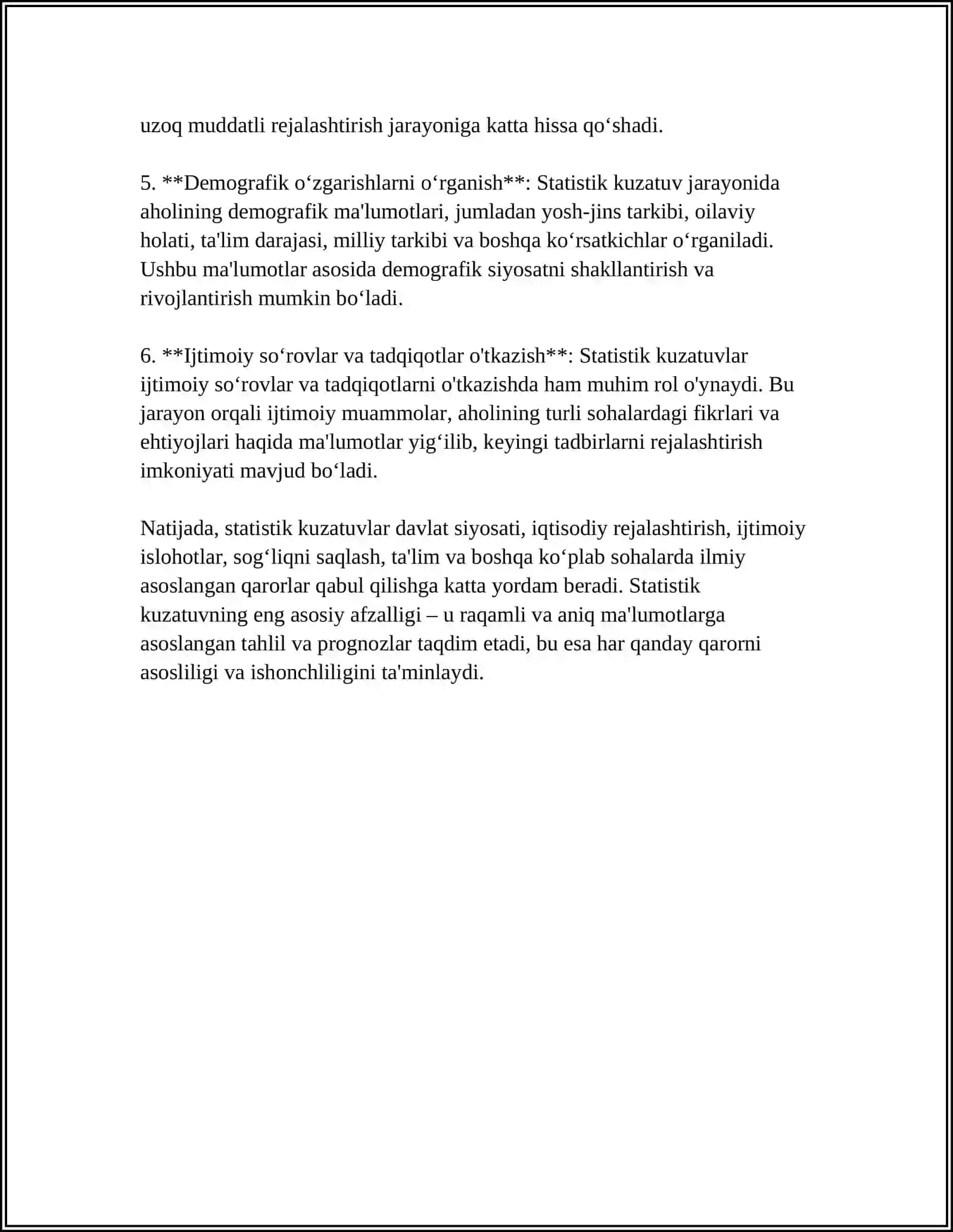 STATISTIK KUZATISH VA UNING BOSQICHLARI 4