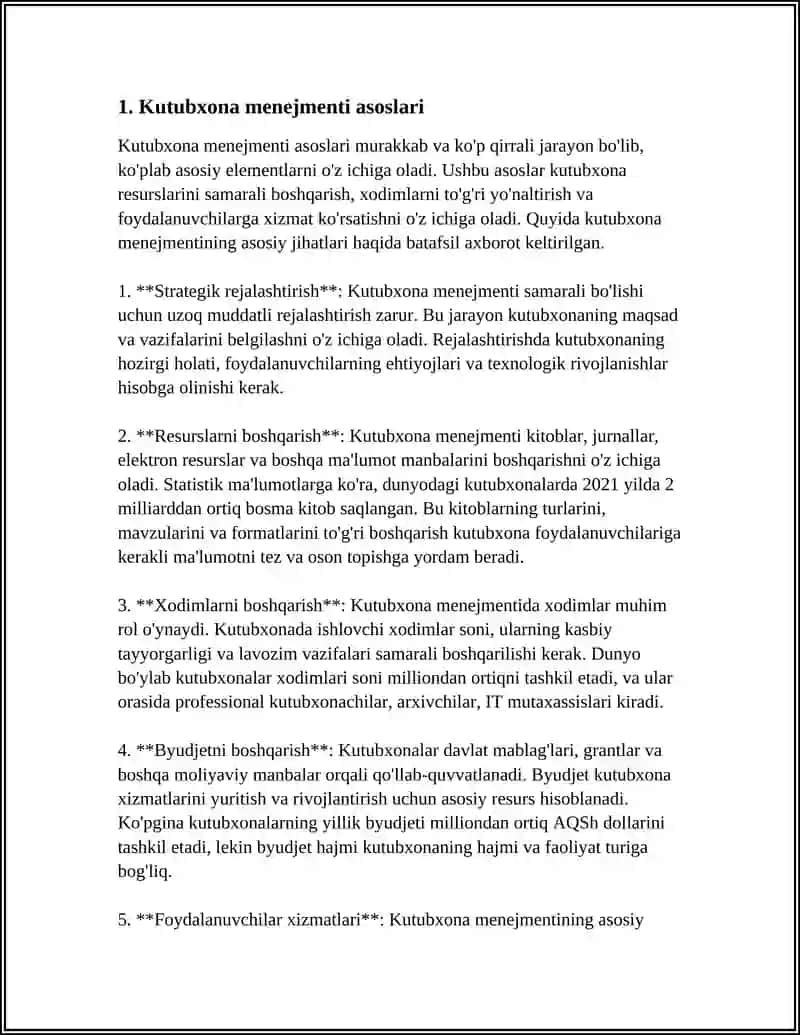 KUTUBXONA MENEJMENTIDA STRATEGIK REJALASHTIRISH 4
