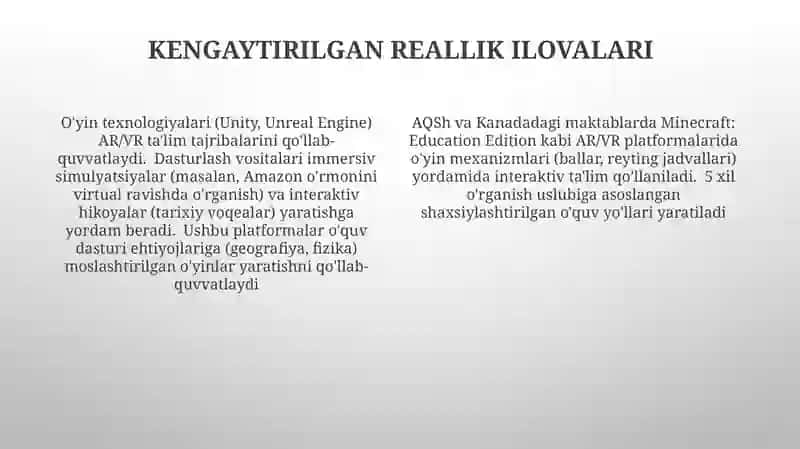 O'yin texnalogiyalari 4