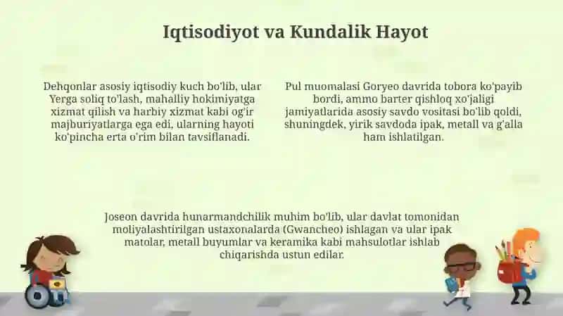 Koreya o'rtasi asrlarda 4