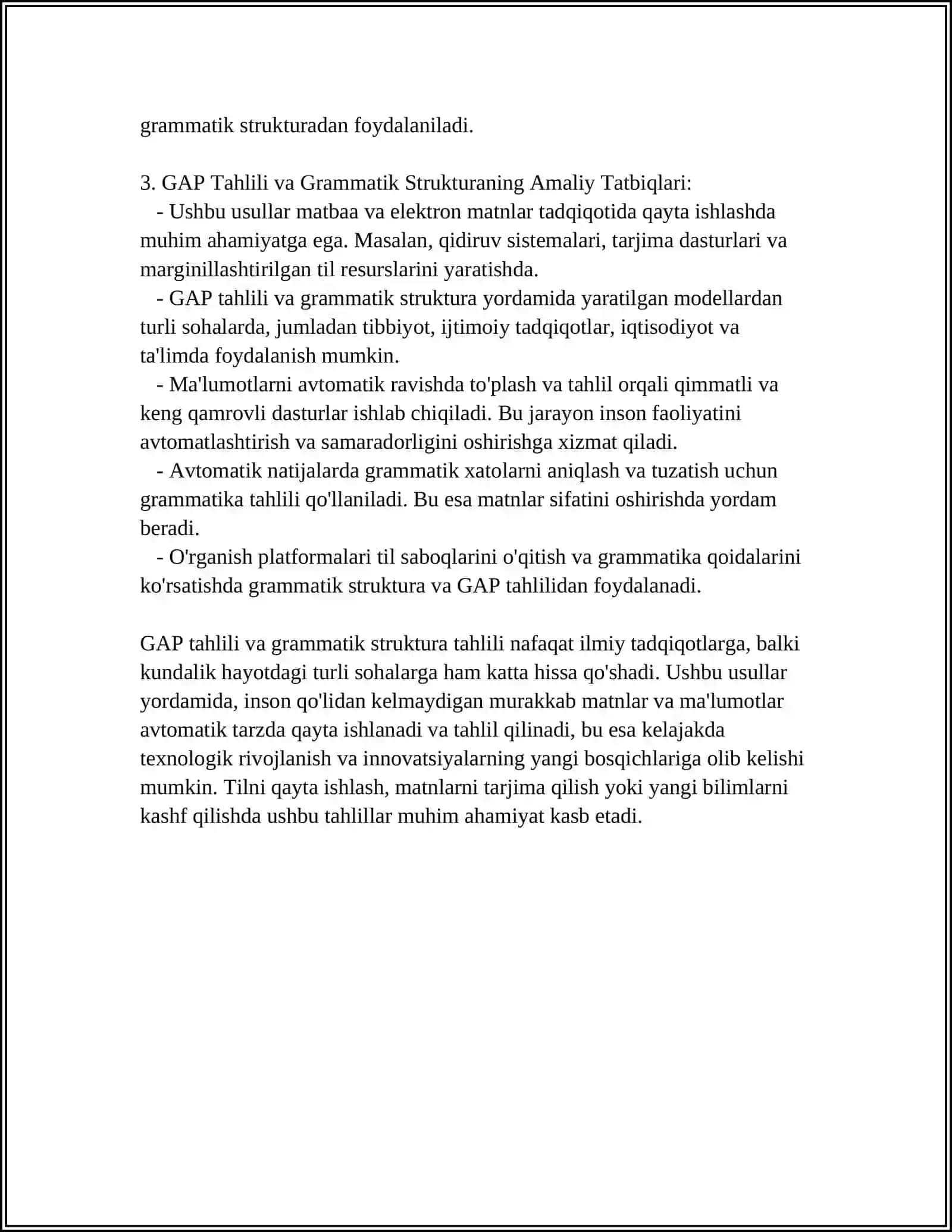 MUSTAQIL ISHLAR GAP USTIDA ISHLASHGA OID 4