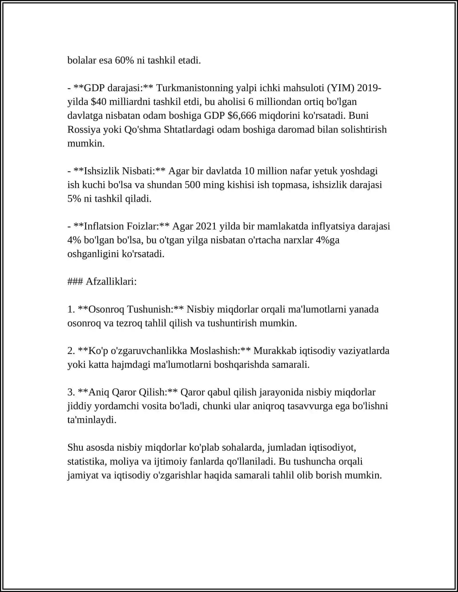Nisbiy miqdorlar tushunchasi 4