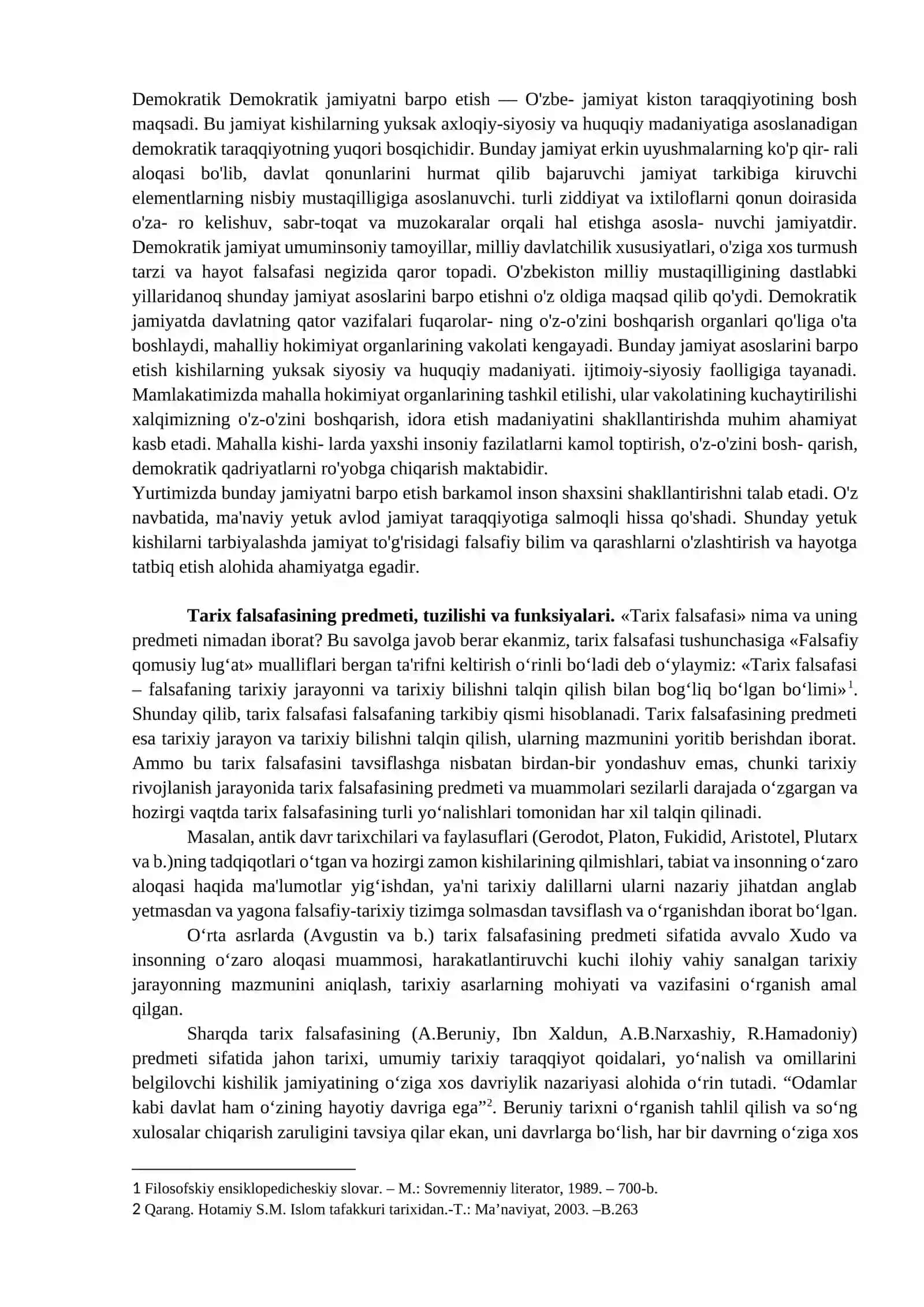 Tarixiy jarayonda jamiyatning madaniy va ma’naviy qadriyatlari 4