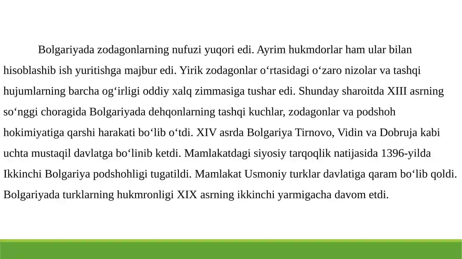 Ikkinchi Bolgariya Podshohligi: Ijtimoiy-siyosiy hayot 4