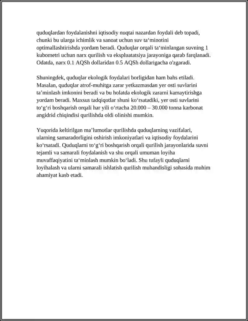 QUDUQLARNI ISHLATISH KOEFFITSIENTINI OSHIRISH MUAMMOLARI 4