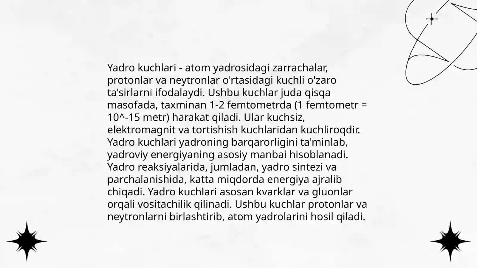 Atom yadrolarining barqarorlik va beqarorlik sabablari 4