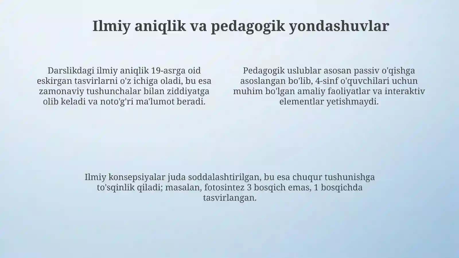 Tabiiyfanlar"darsligi 4