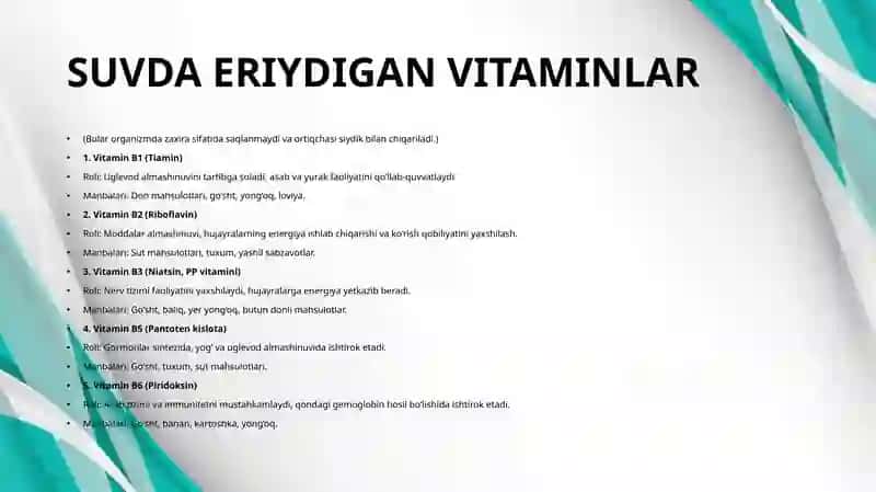 Gipovitaminoz va Avitaminoz 4
