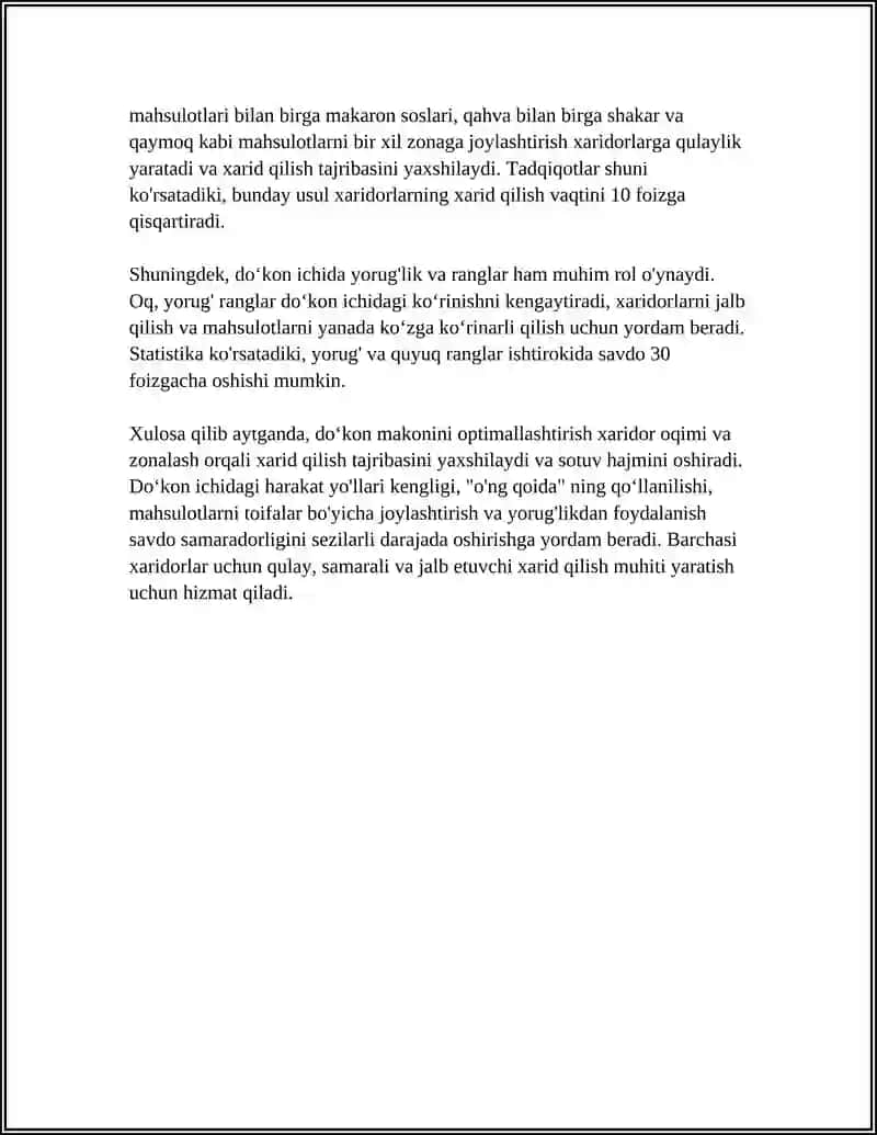 DOʻKON INTERYERI VA VIRIN DIZAYNI ORQALI SOTUVNI OSHIRISH 4