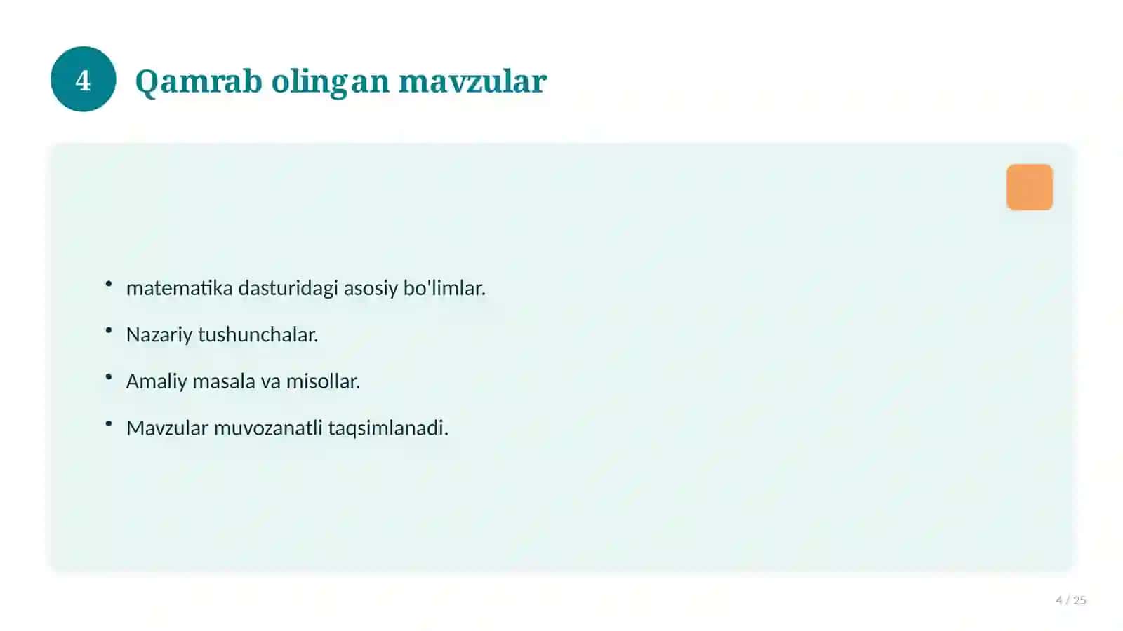 Jahon tarixi fanidan 5-sinf: mavzulashtirilgan nazorat ishi va tahlil 4