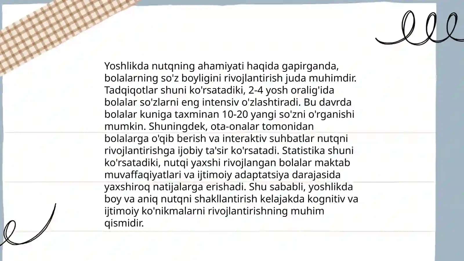 Kichik yoshda bolarlarda nutqni ostirish vazifalar metodlari va vositalari 4