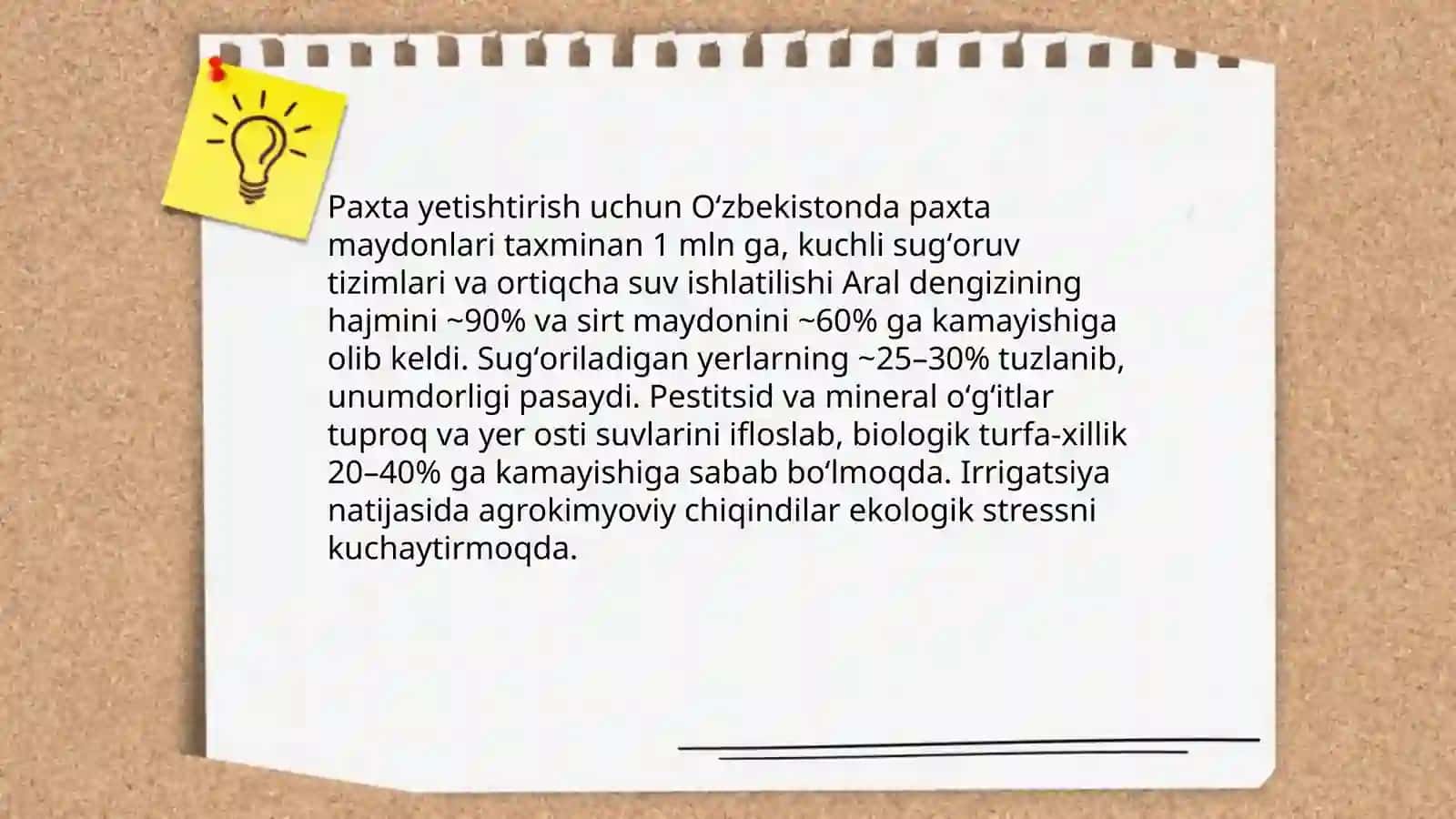 Oʻzbekistonda sanoatning atrof-muhitga texnogen ta'siri 4