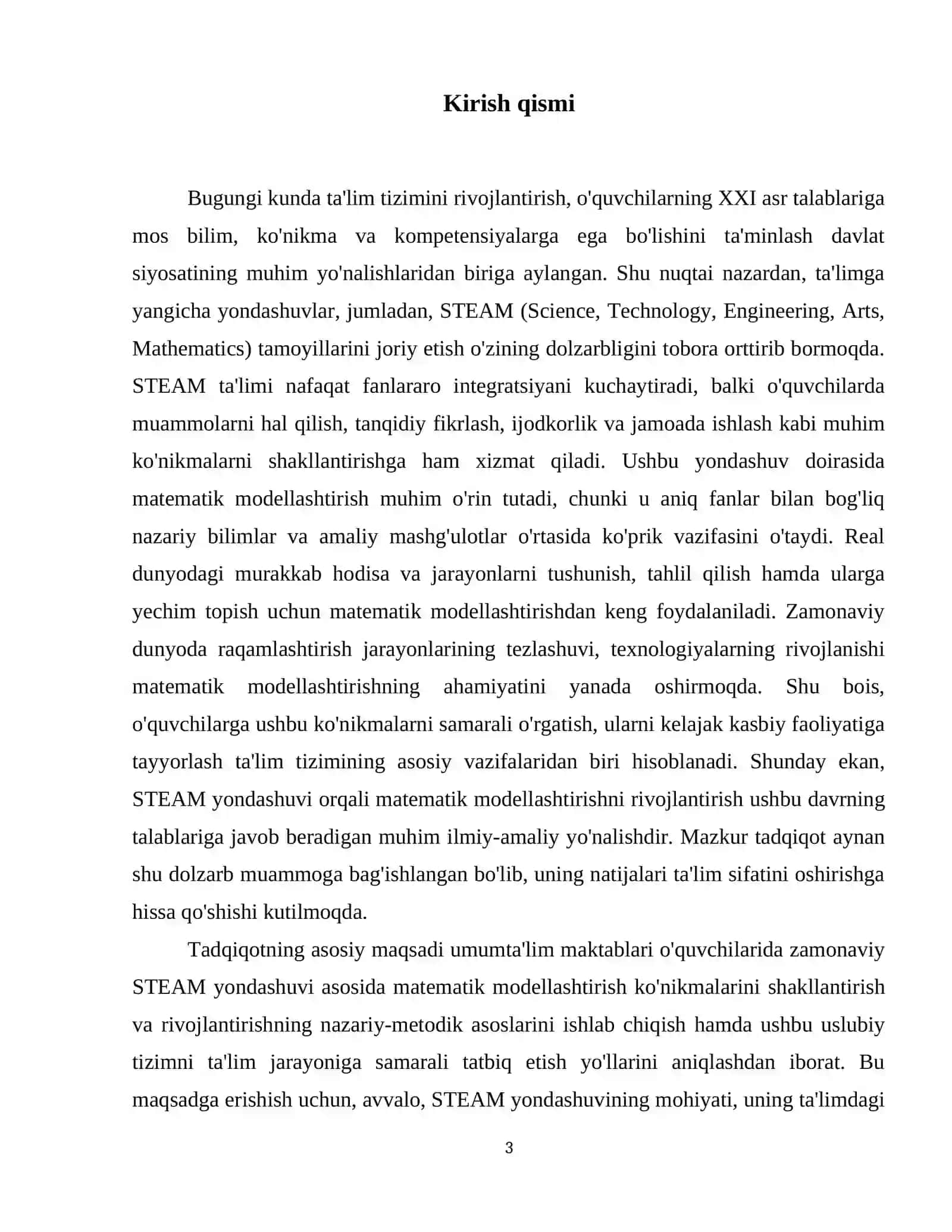 STEAM yondashuv orqali matematik modellashtirishni rivojlantirish 4
