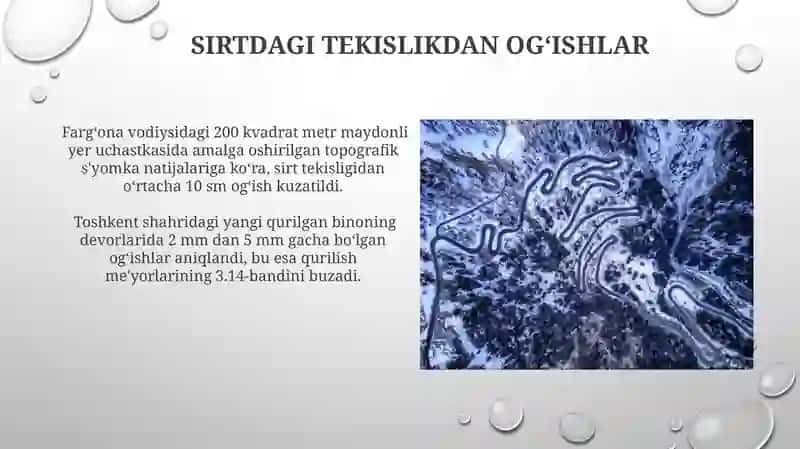 Og'ishlarni o'lchash va tahlil qilish 4