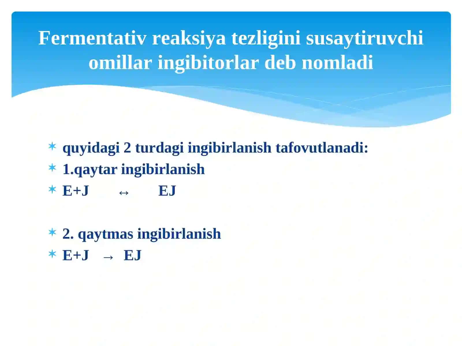 Fеrmеntlаr fаоlligining bоshqаrilishi.Klinik enzimоlоgiya 4