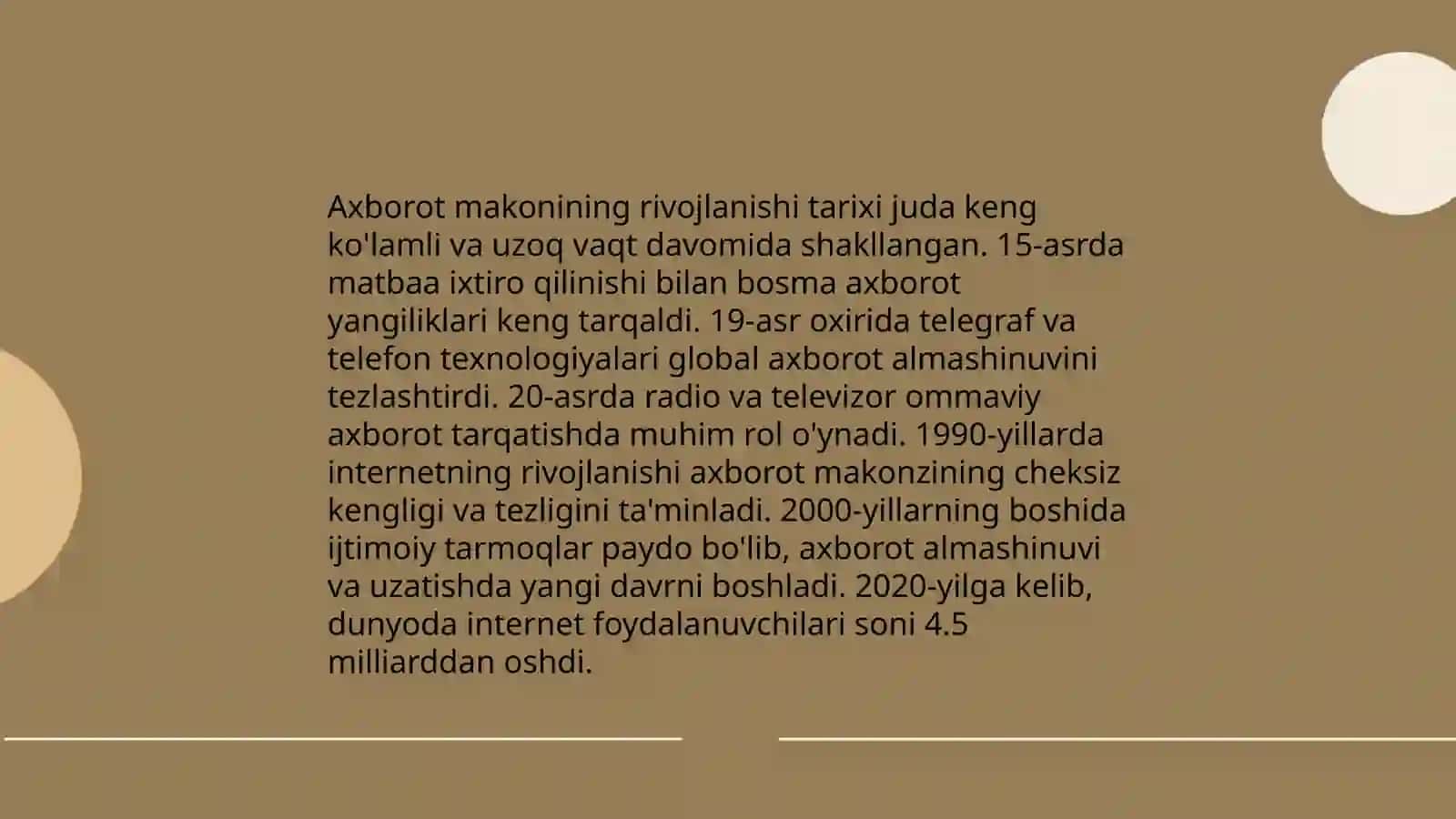 Internet tarmog‘ining asosiy tushunchalari 4