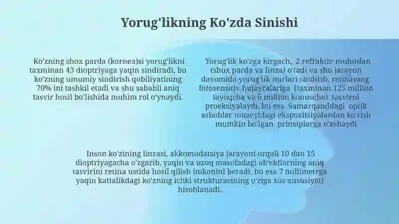 Koʻrish tizimi va yorugʻlik optikasi 4