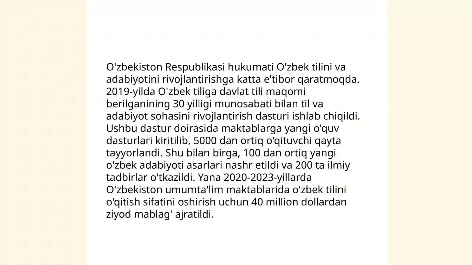 Ma'naviy yangilanish uchun ta'lim tizimidagi islohotlar 4