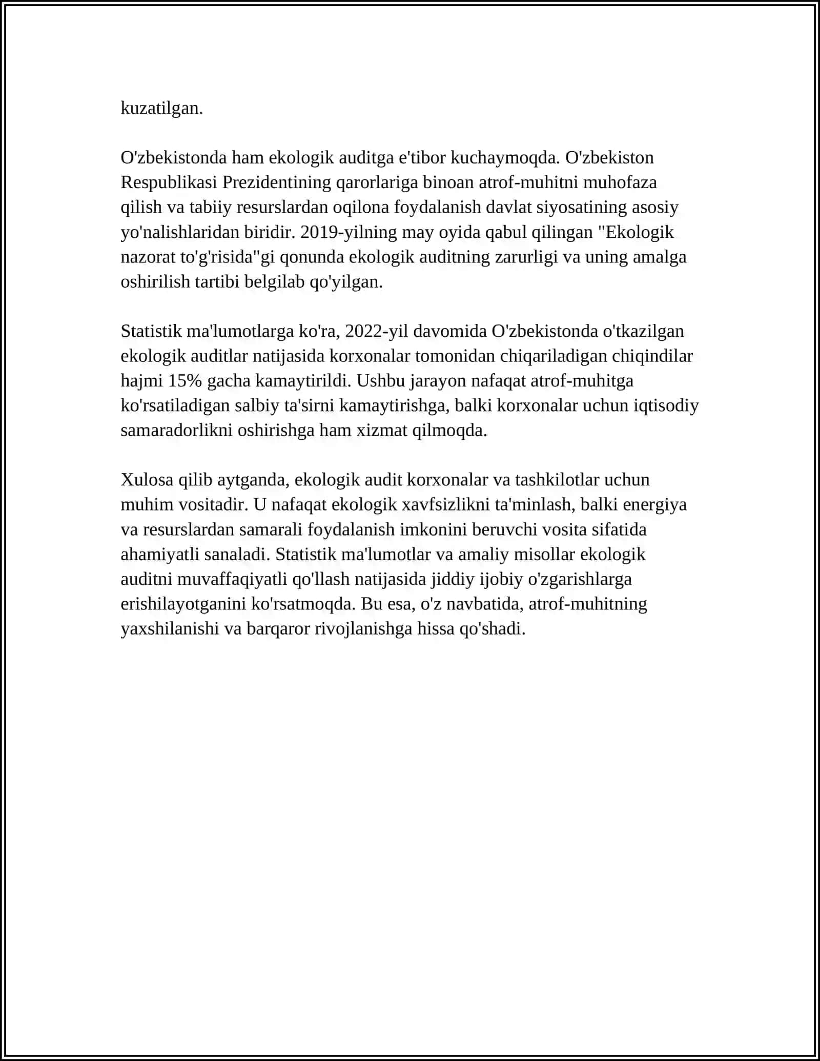 Ekologik Auditni Tashkil Qilish 4