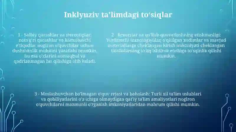 Inklyuziv TaʼLimning Tamoyillari 4