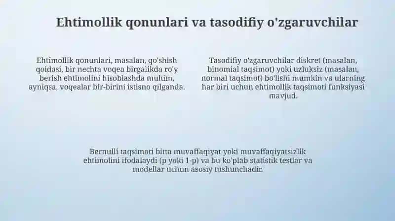 Ehtimollar nazariyasi 4