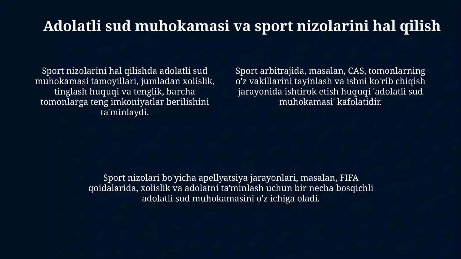 Sporthuquqining kafolatlari 4