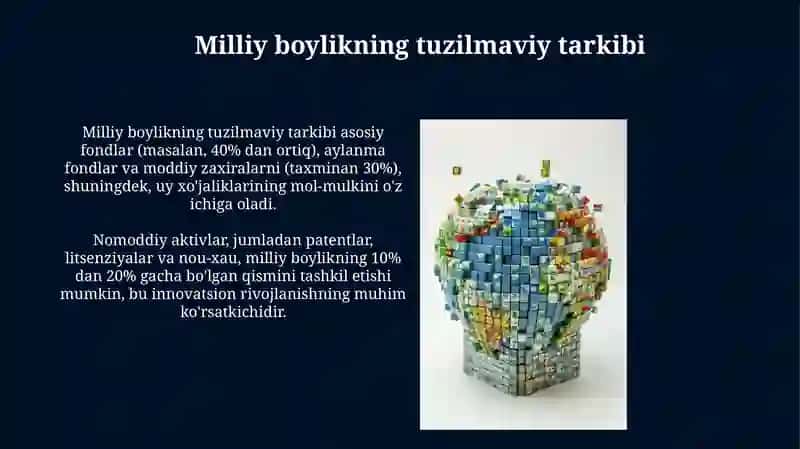 Milliy boylikning mazmunitarkibiytuzulishi 4