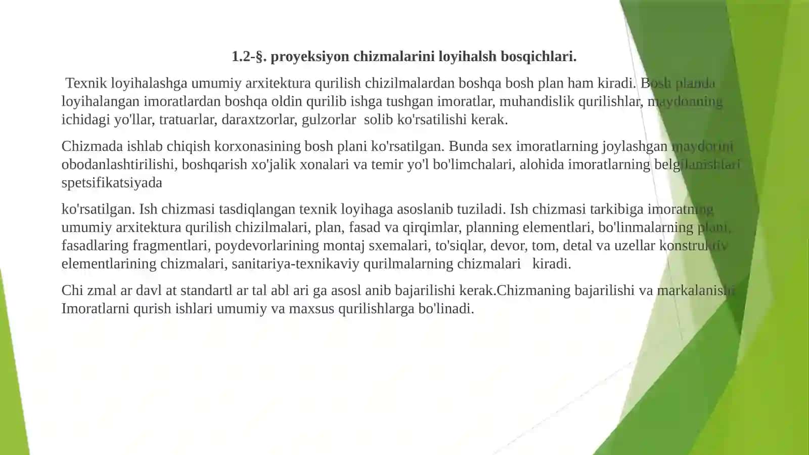 PROYEKSIYON CHIZMACHILIK BO’LIMIGA OID VAZIFANI KOMPYUTERDA LOYIHALASH 4