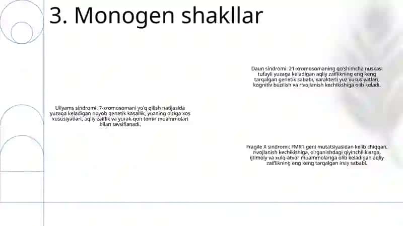 Oligofreniyaning Irsiy Shakllari 4