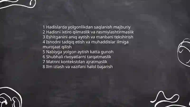 Hadislar nutq odobi 4