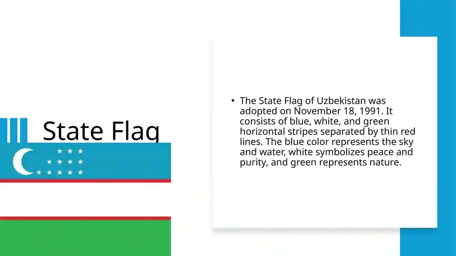 Law of the Republic of Uzbekistan on State Symbols 4