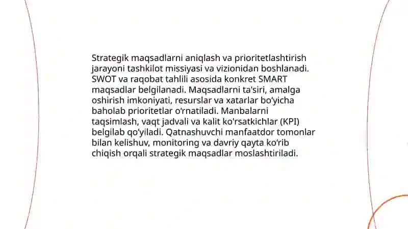 Strategik qarorlarni rejalashtirish 4