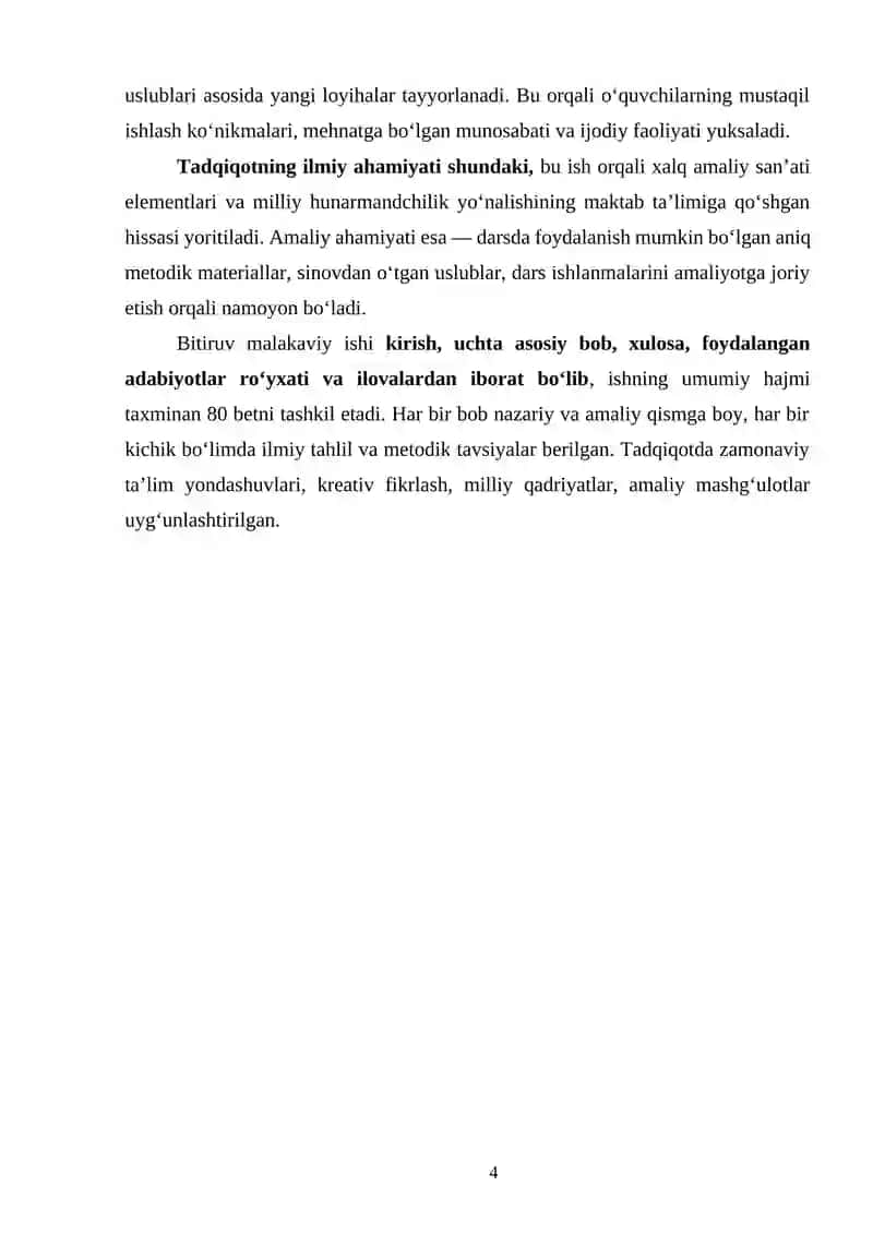 SAVAT QUTILARI UCHUN XOMASHYO MATERIALLAR TAYYORLASH VA TURLI BEZAKLARDAN FOYDALANIB SAVATNI BEZASH 4