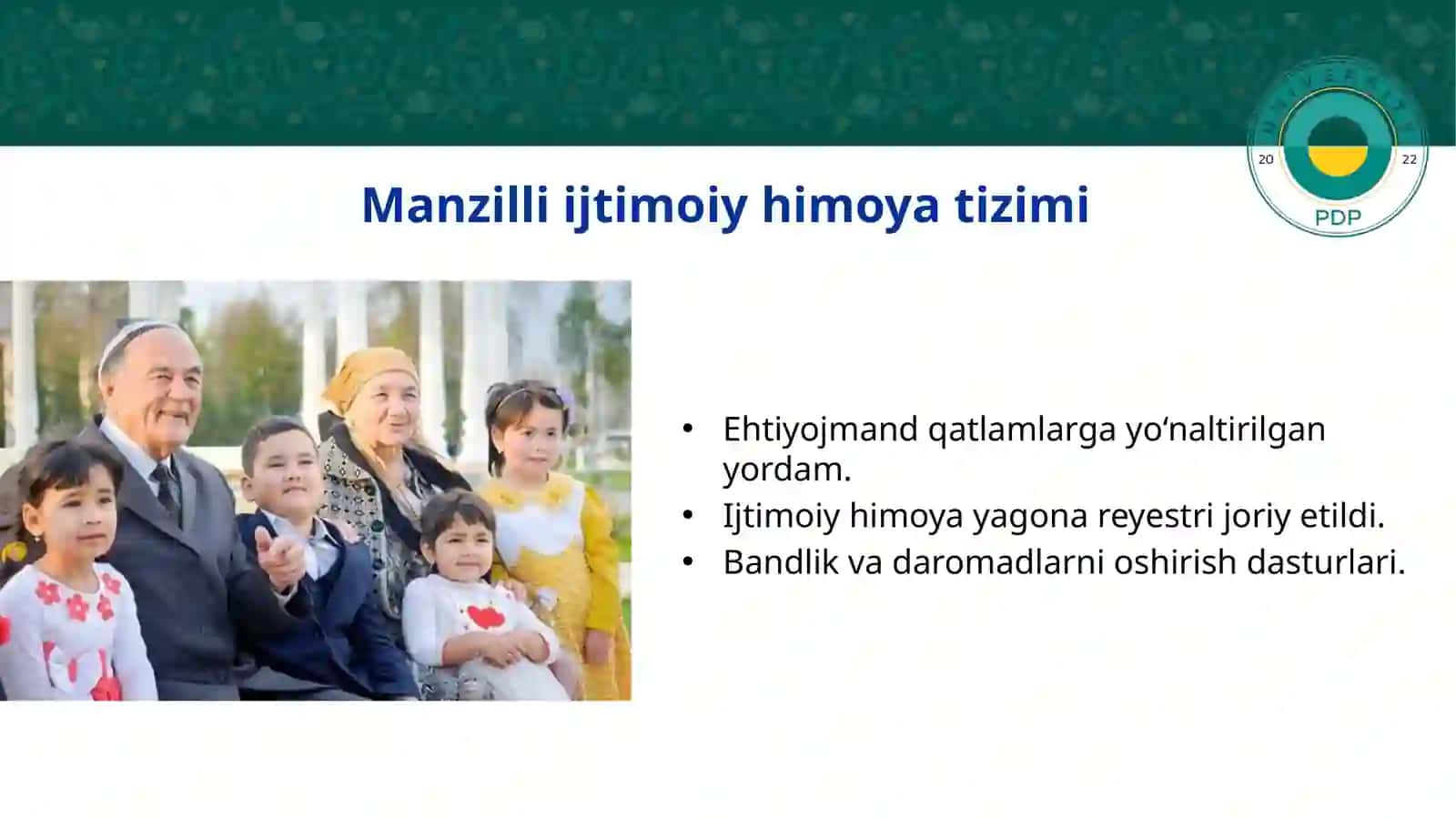 O‘zbekiston Respublikasi ijtimoiy sohada gi islohotlar 4