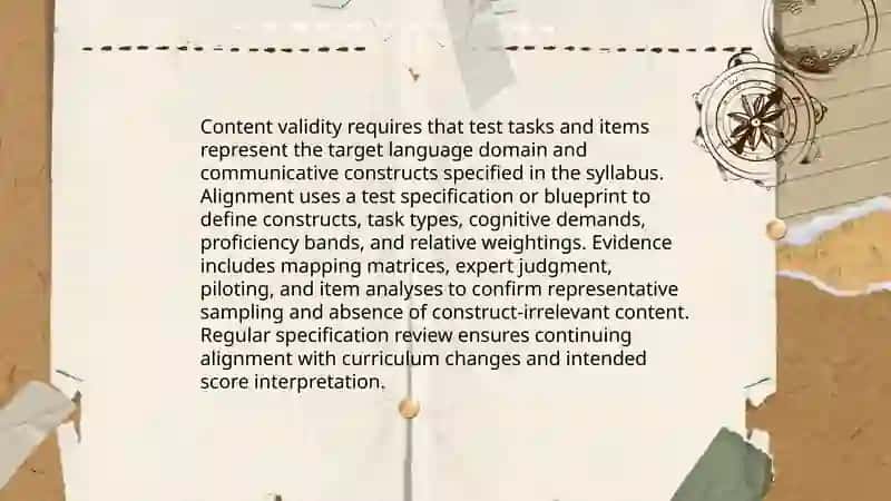 Five principles of language assessment 4