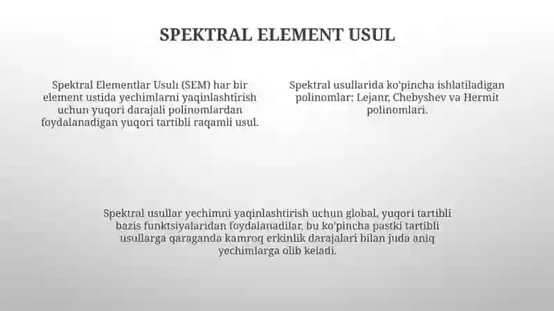 Spektral Usullar 4