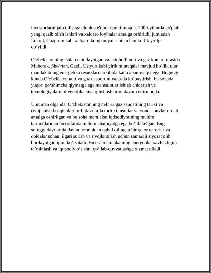 OZBEKISTON RESPUBLIKASINING NEFT VA GAZ SANIATINING RIVOJLANISHI 4