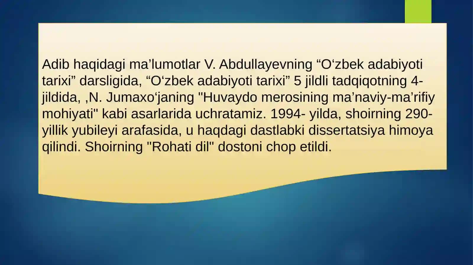 XO‘JANAZAR G‘OYIBNAZAR O‘G‘LI HUVAYDO 4