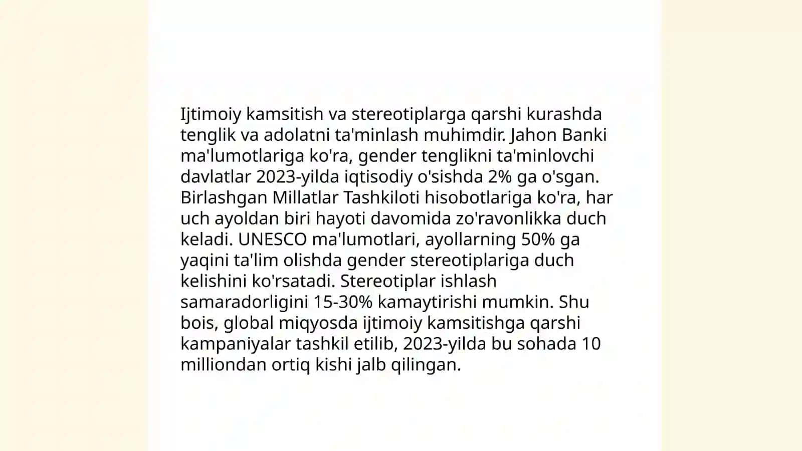 Turli yo'nalishdagi ilmiy tadqiqotlarda inklyuziv ta'lim muammolarini o'rganish 4
