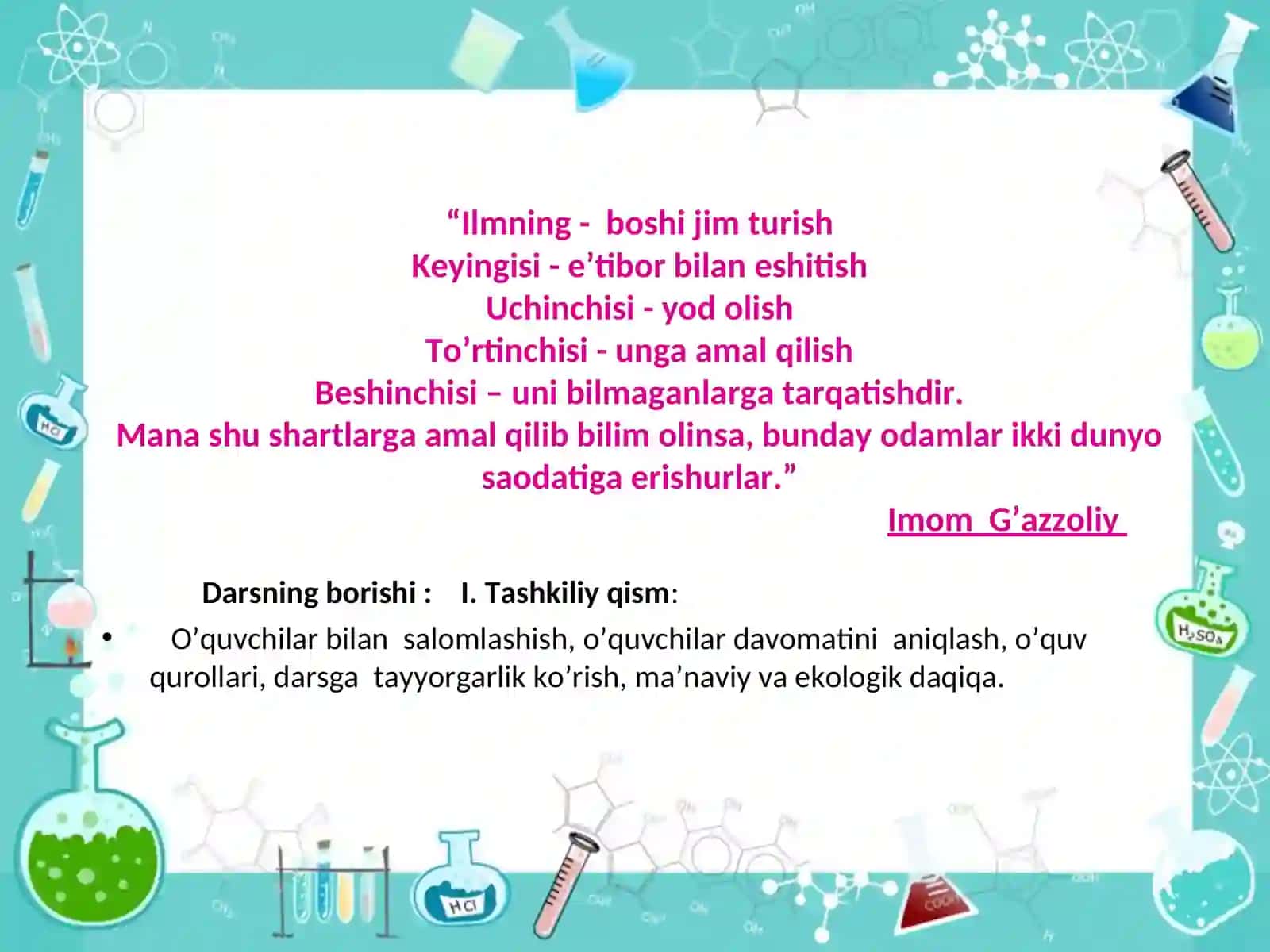 Asoslarning olinishi va xossalari 4