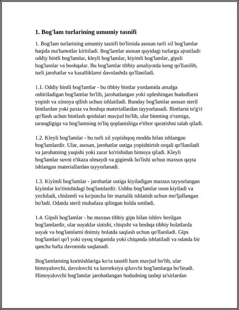 BOG'LAMI QUYISH TASNIFI 4