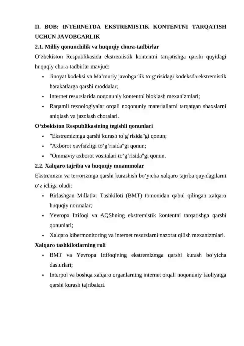 INTERNETDA EKSTREMISTIK KONTENTNI TARQATISH UCHUN JINOIY JAVOBGARLIK 4