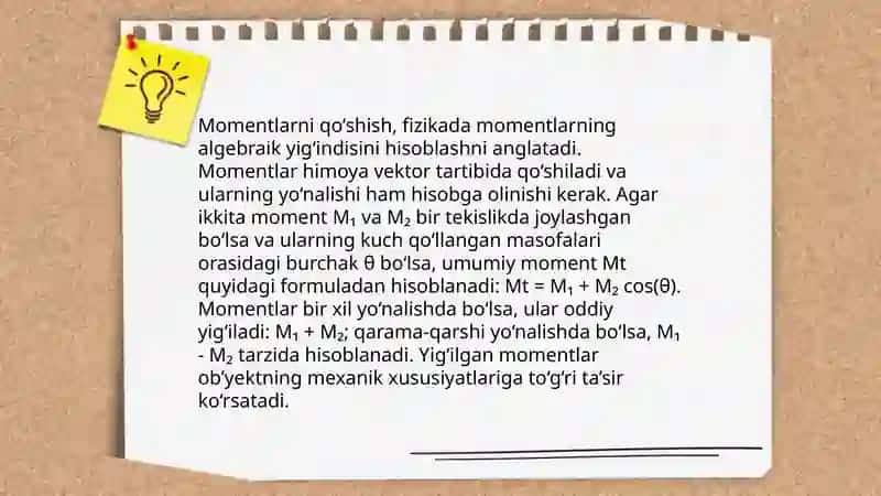 Qattiq jism aylanma harakat dinamikasining asosiy qonuni.Geroskoplar 4