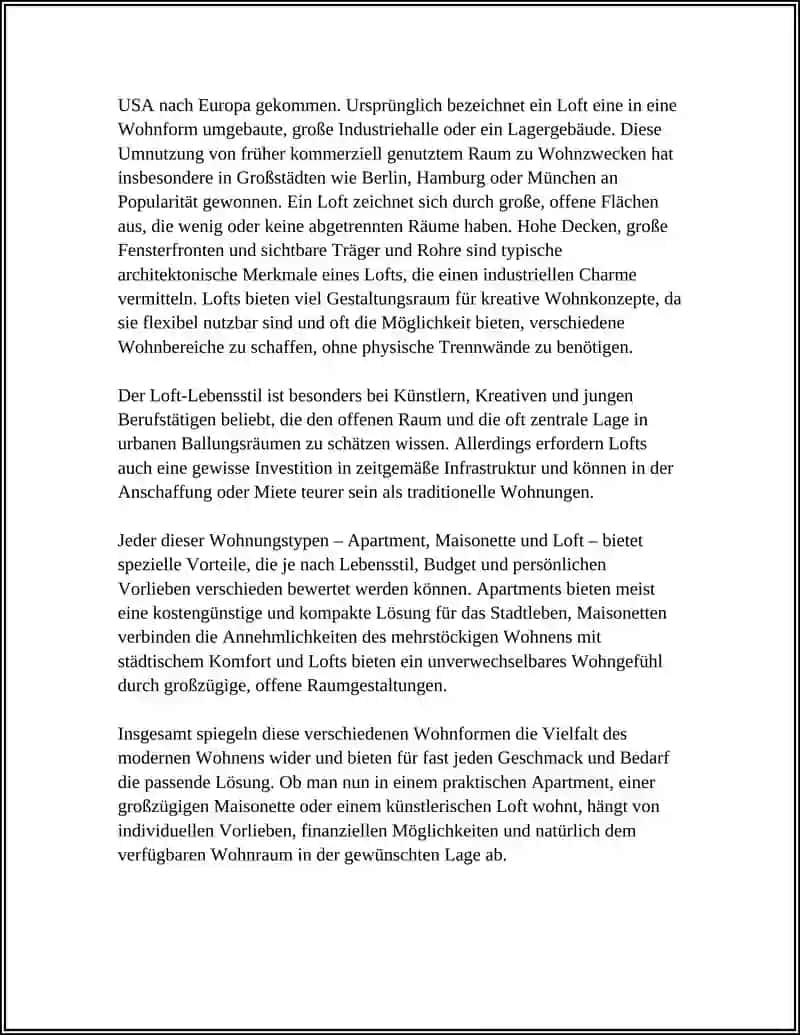 Wohnungstypen in Deutschland 4