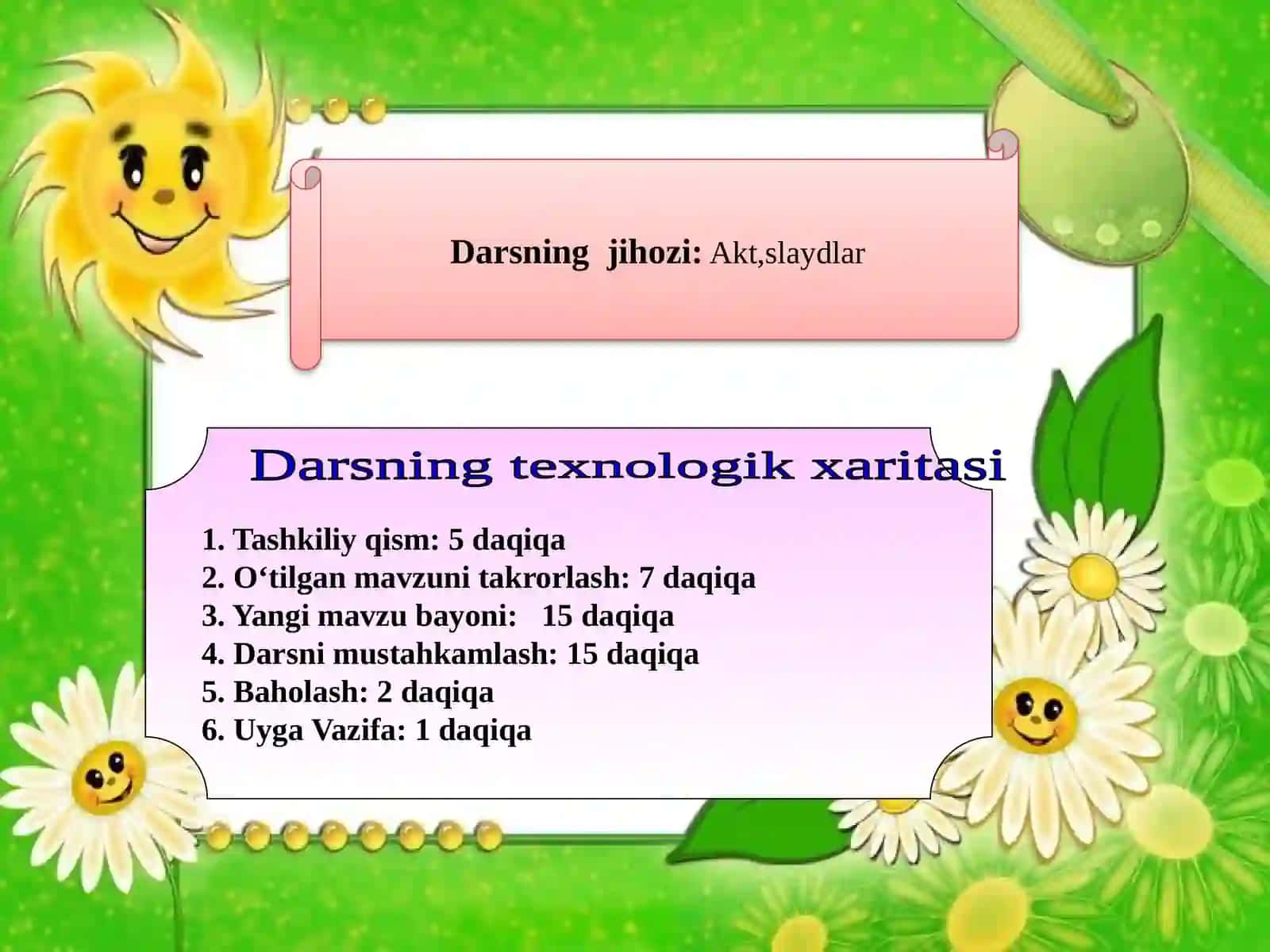 Mardonqulova Hilolaning bir soatlik darsishlanmasi 4