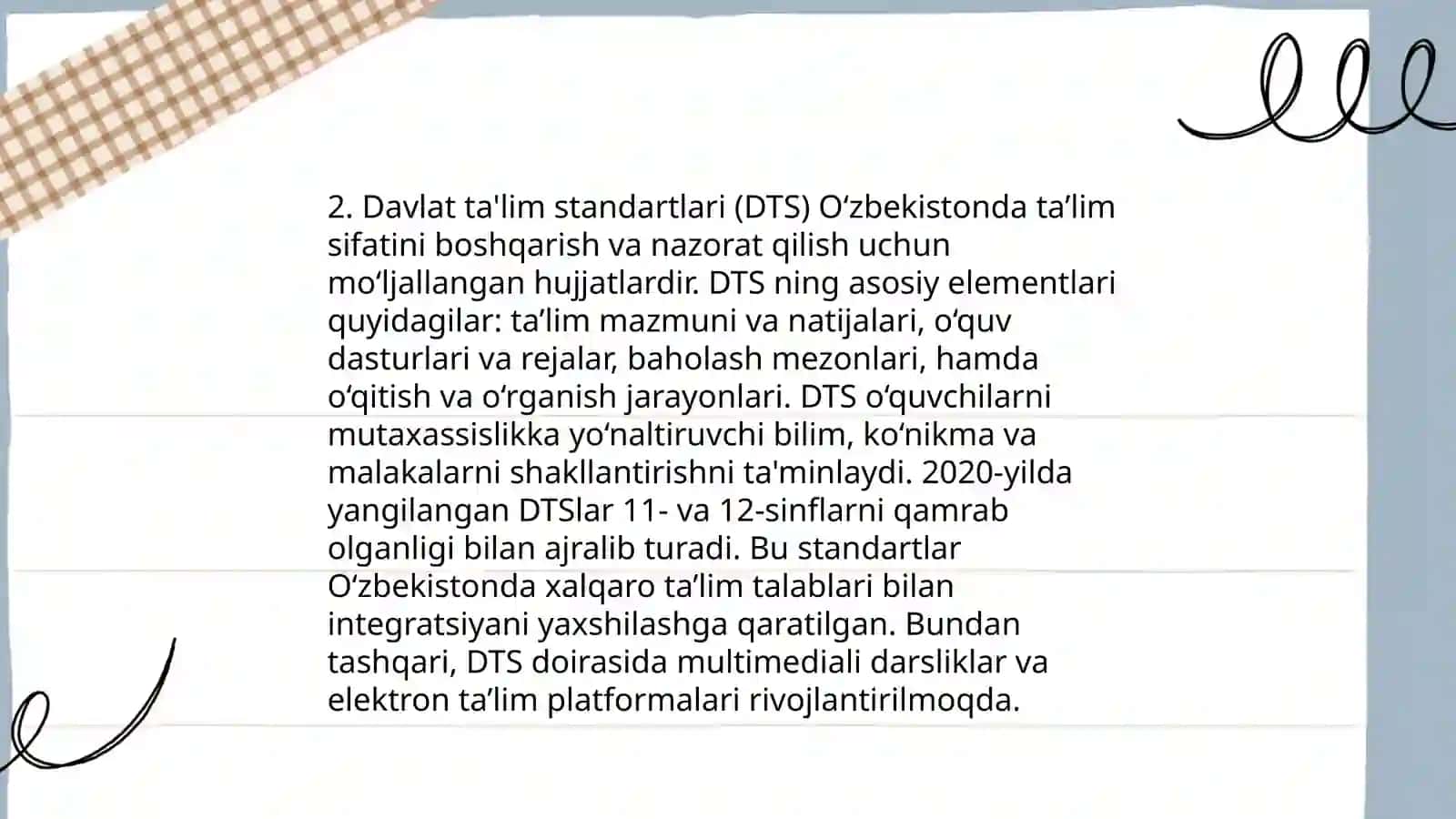 Maktabgacha ta'lim tarbiyaning Davlat standarti 4