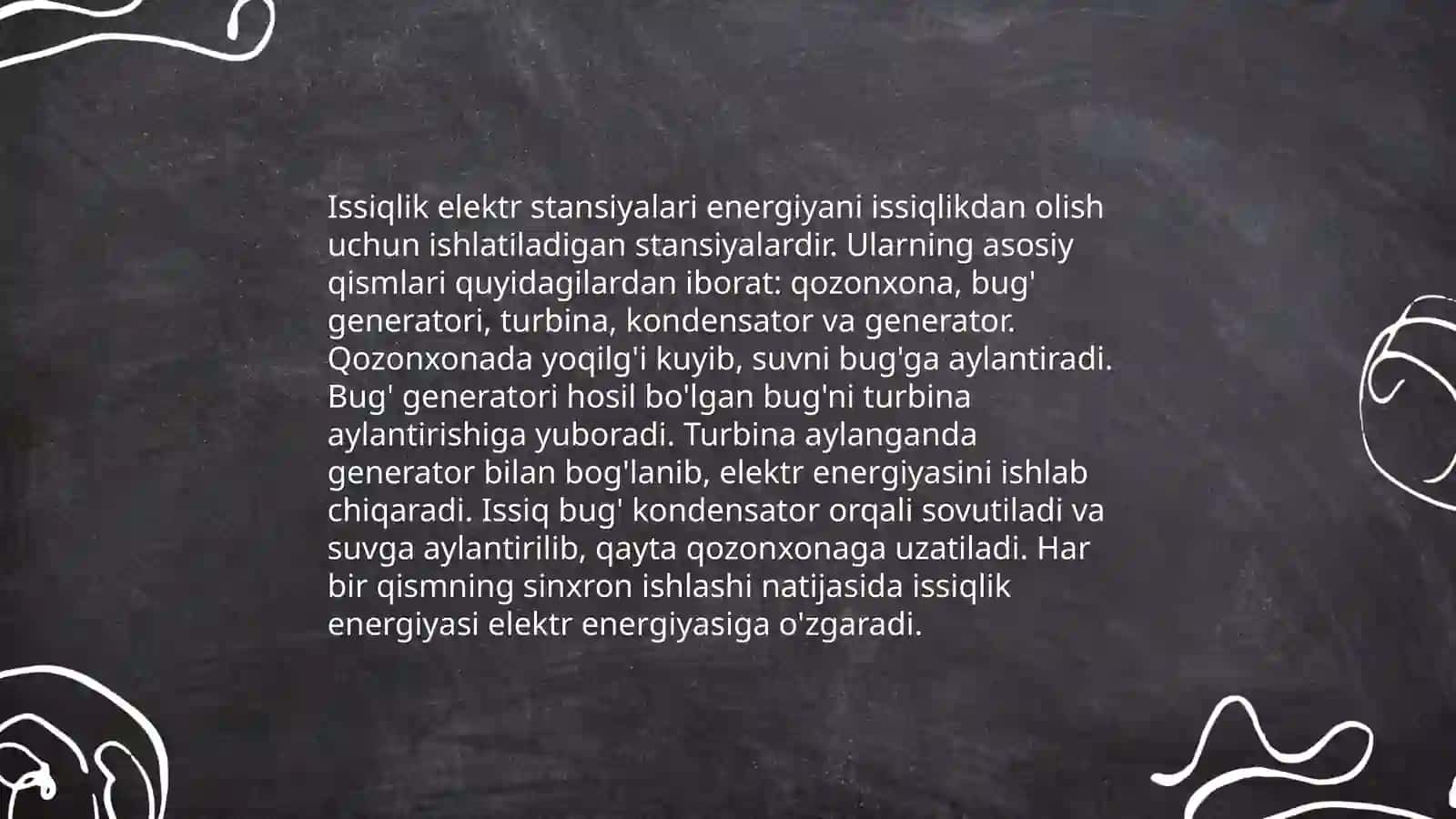 Issiqlik elektr stansiyalari haqida umumiy malumot 4
